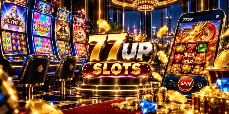 A mobile slot gaming interface with clearly organized controls and visual account protection features.