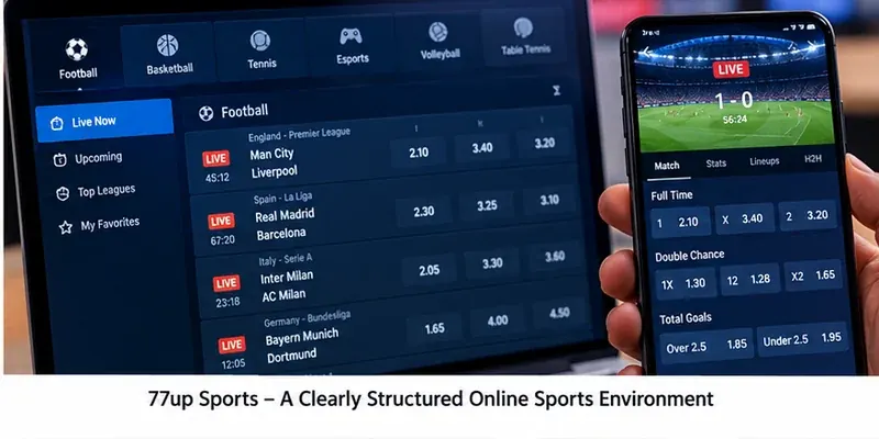 77up Sports – A Clearly Structured Online Sports Environment