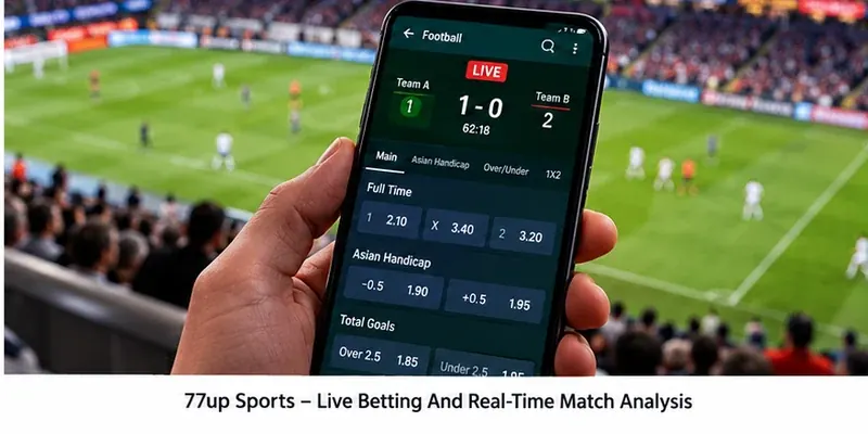 77up Sports – Live Betting And Real-Time Match Analysis